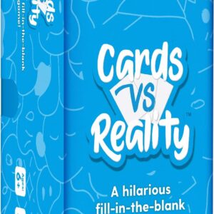 Cards Vs Reality Party Card Game for Kids & Families Hilarious Fill-in-The-Blank Activity for Family Game Night Super Fun and Appropriate Card Games for Kids 6 and Up Great Gift Giving